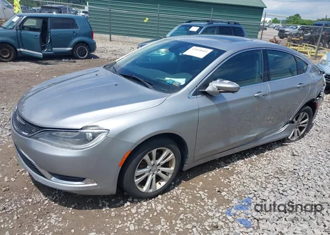 2015 Chrysler 200 Limited z USA, uszkodzony, nr VIN 1C3CCCAB3FN701217